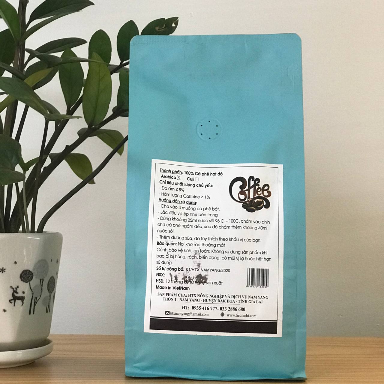 Cà phê Arabica Măng Đen bột - Honey 500g ĐẮK YANG CAFE