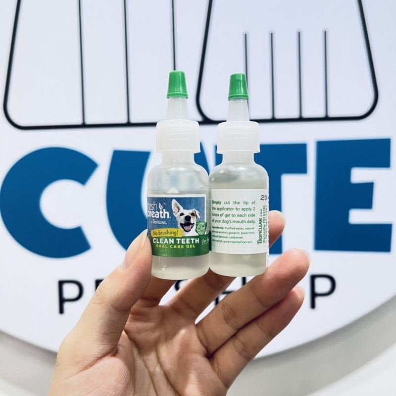 Gel mini vệ sinh răng miệng chó (TropiClean, Mỹ)