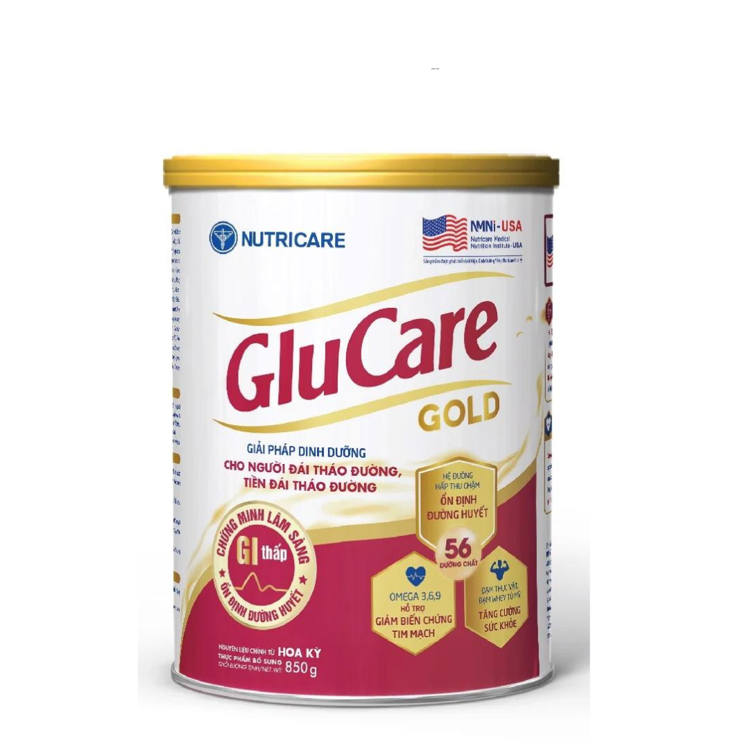 Sữa bột GluCare Gold 850g (Date mới)