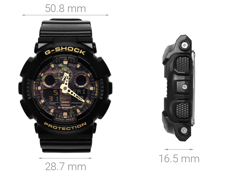 Đồng hồ Nam G-Shock GA-100CF-1A9DR
