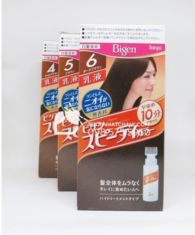 Thuốc Nhuộm Tóc BIGEN Nhật Bản #06 Màu Nâu SOCOLA