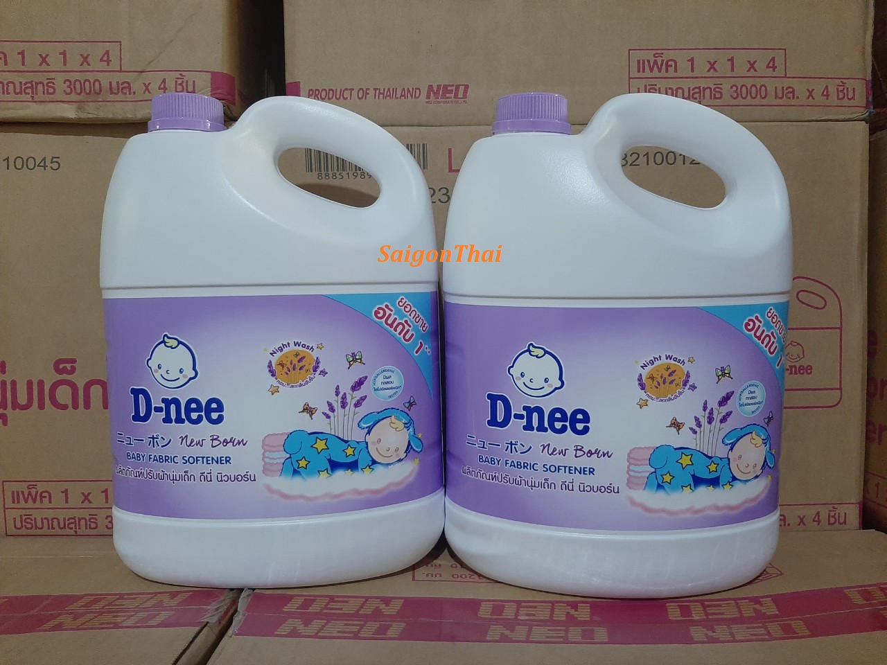 Nước xả làm mềm vải Dnee 2800ml Thái Lan - Màu Tím