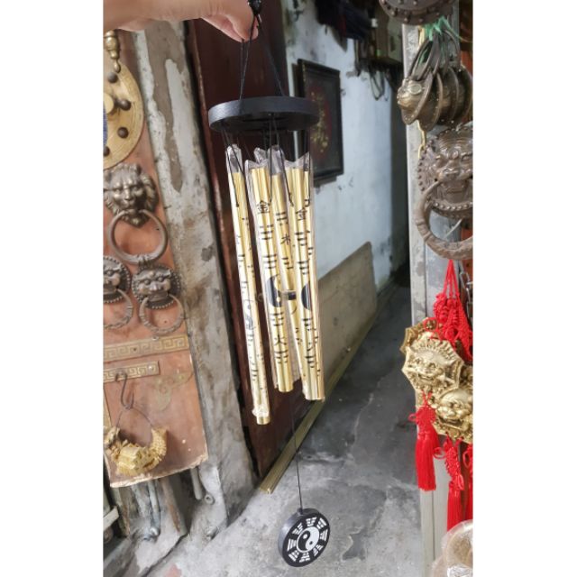 Chuông gió phong thủy 5 ống