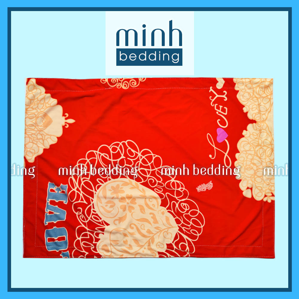 Áo gối thun lạnh 40x60cm Minh Bedding không khoá kéo, siêu mềm mát