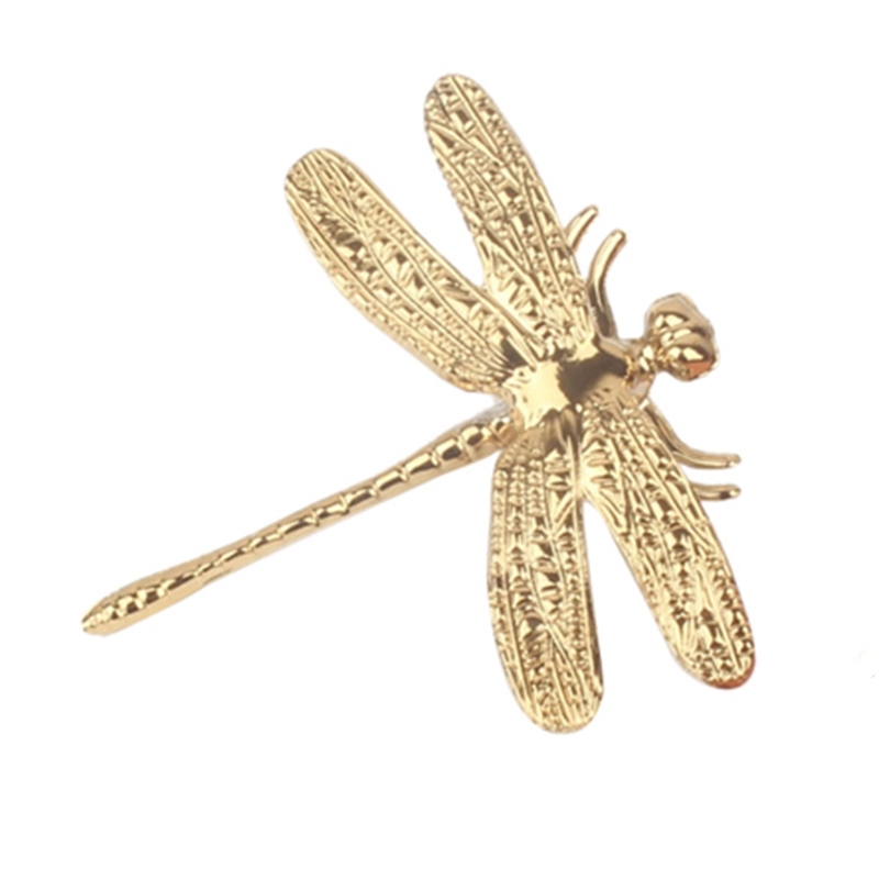 Bảng giá Dragonfly Brass Furniture Handles Elegant Door Knobs and Handles for Kitchen Cabinet Cupboard Creative Drawer Pulls