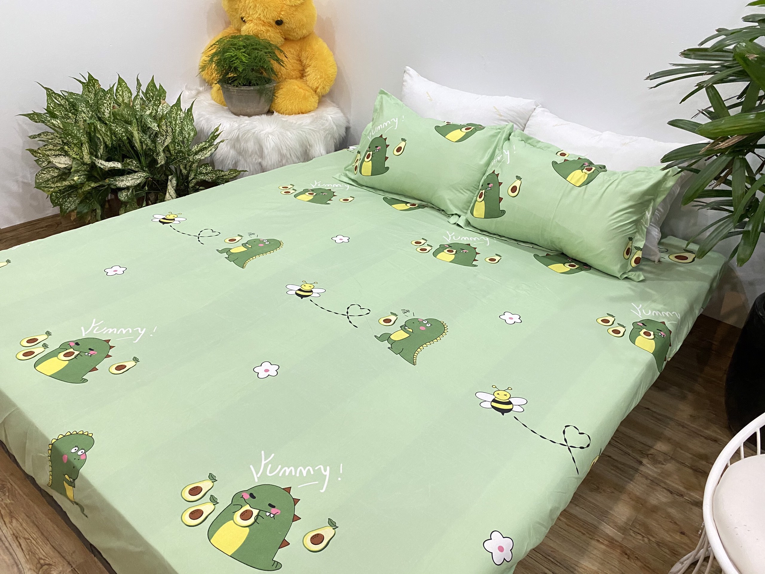 Set Ga Gối Mẫu Khủng Long Bơ P37