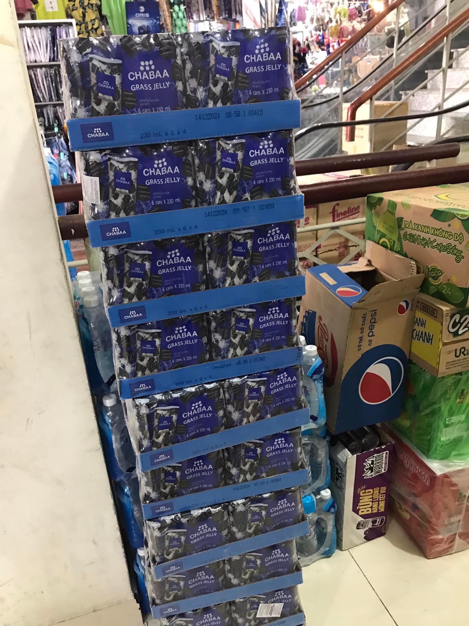 Lốc 6 lon sương sáo Chabaa Thái Lan lon 230ml
