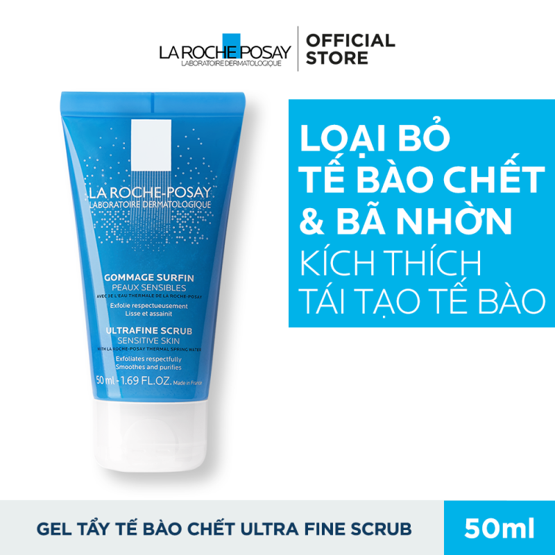 Gel làm sạch tế bào chết dành cho da nhạy cảm La Roche-Posay Ultra Fine Scrub Sensitive Skin 50ml giá rẻ