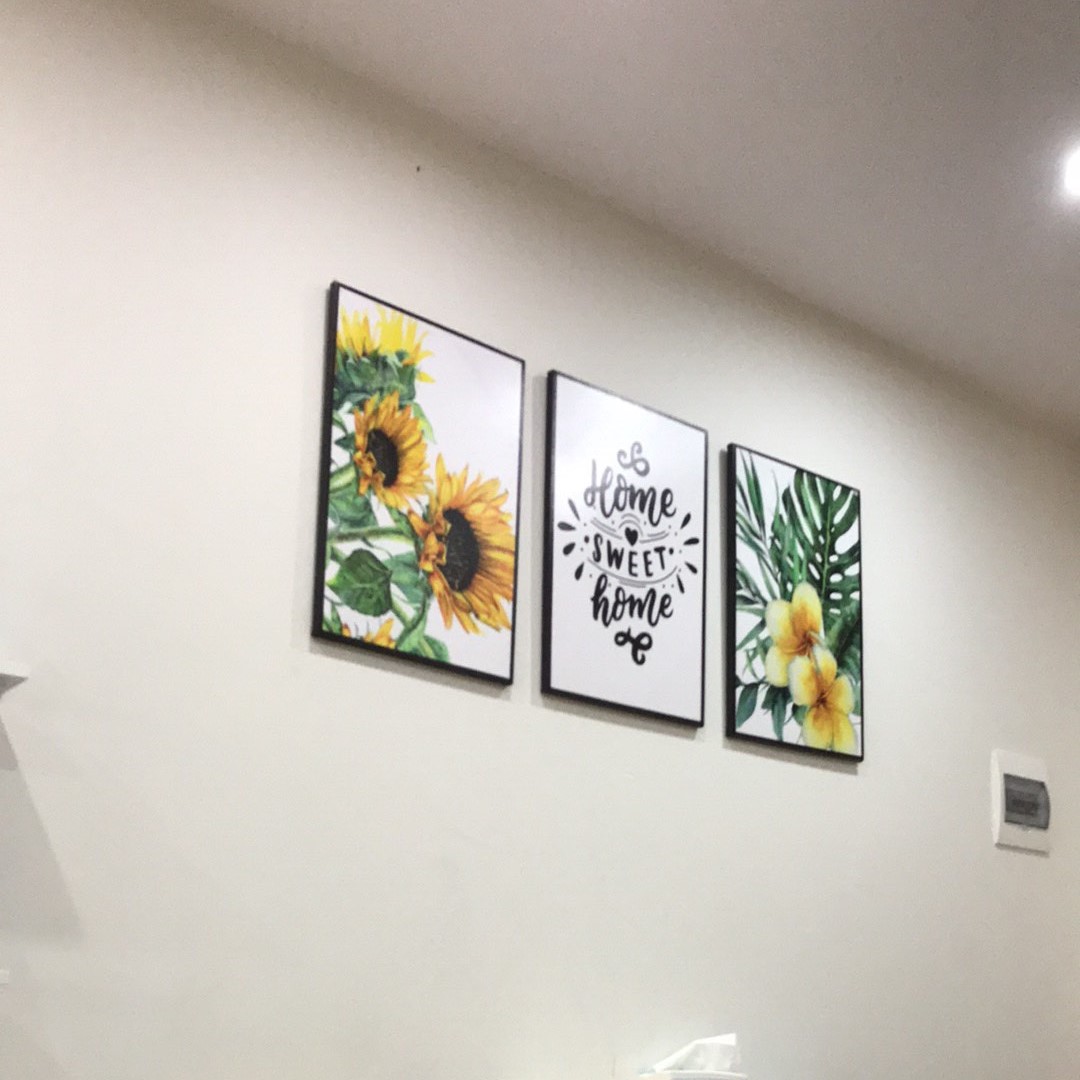 Tranh canvas ,bộ 3 bức tranh canvas cao cấp