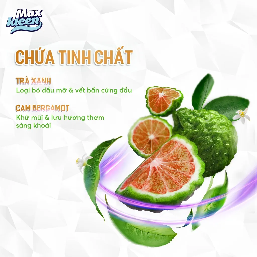 Combo 2 Chai Nước lau bề mặt đa năng MAXKLEEN 520ml