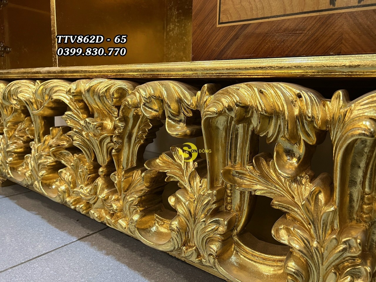 Tủ tivi cổ điển Lusso