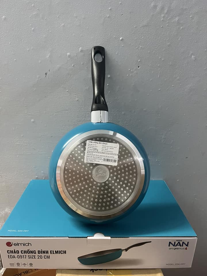 Chảo chống dính đáy từ Elmich cao cấp 20cm