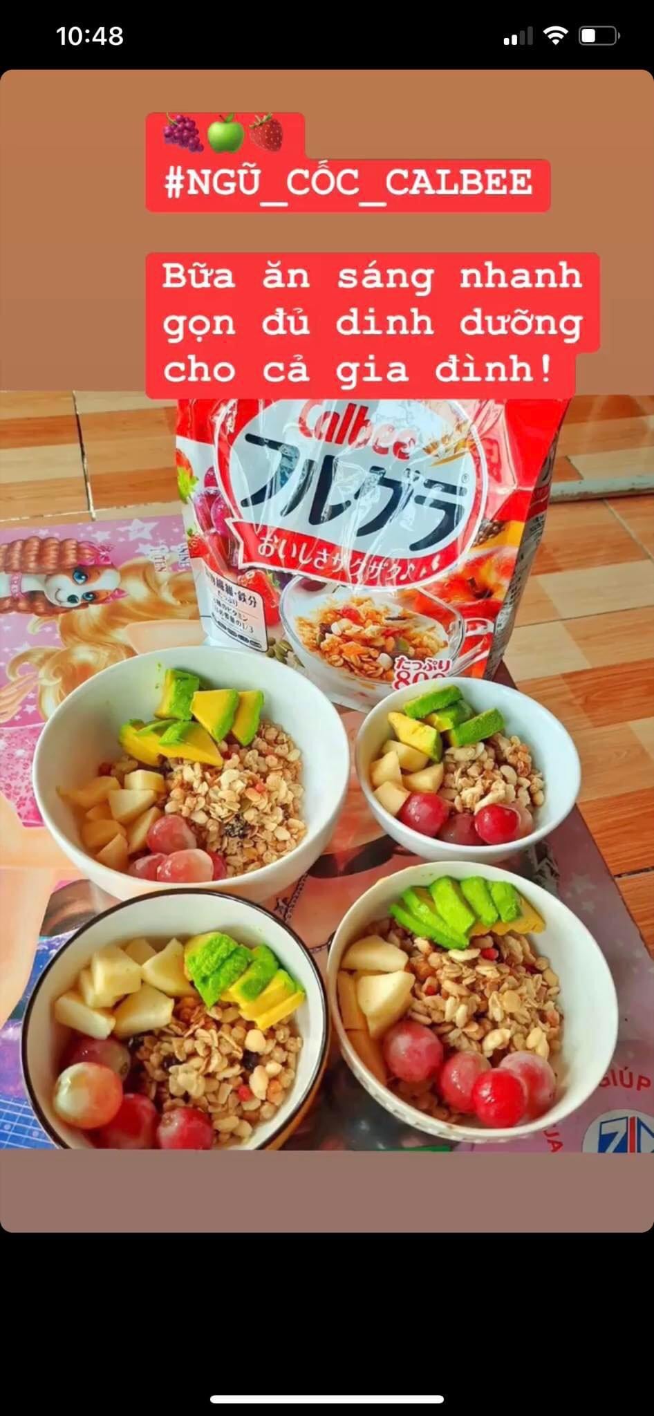 Ngũ cốc Calbee Nhật Bản ( 750G )