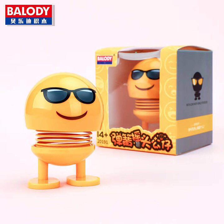 ( Mua 5 tặng 1 ) ĐƯỢC CHỌN MẪU - Lật Đật Icon Emoji Lò Xo Nhún Đồ Chơi Xả Stress