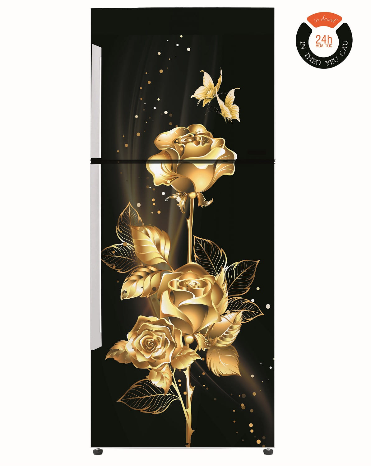 Decal dán tủ lạnh khổ cm - chủ đề tranh phong thuỷ - thuthaodecor