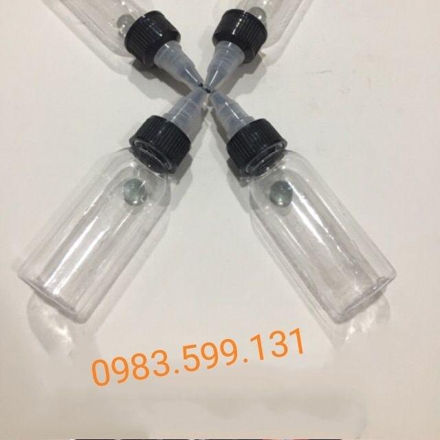 Set 10 lọ chiết - pha mực xăm có bi lắc