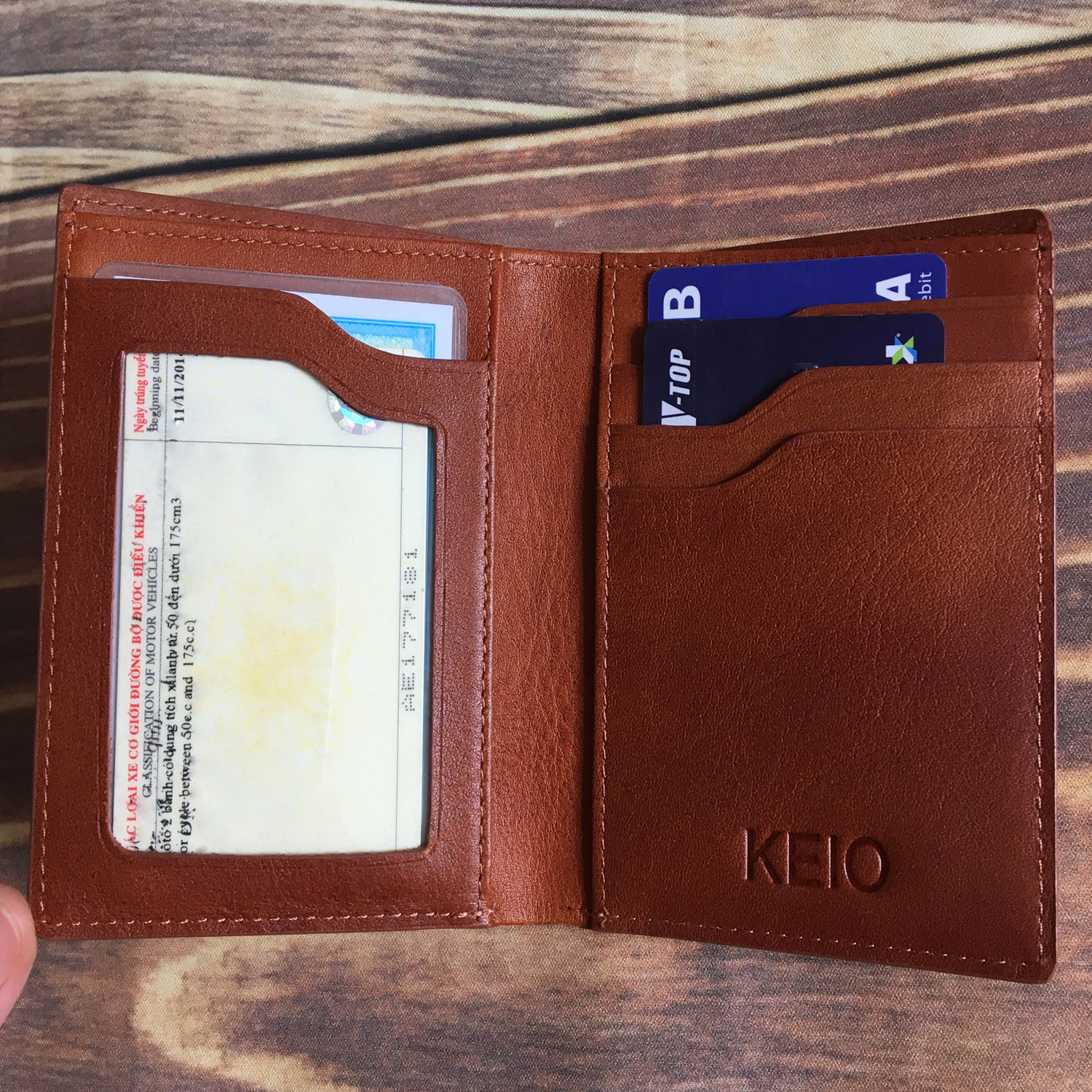 [HCM][ KEIO NIPPON ] Ví Đứng Da Bò Pullup | Ví Nam Nữ Da Bò Thật Nhập Khẩu