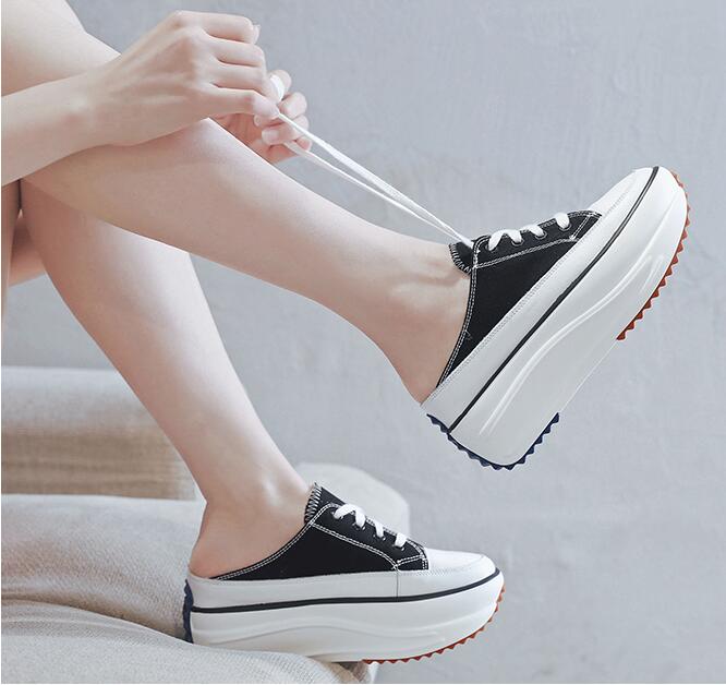 Giày Vải Lười Tăng Chiều Cao Phong Cách Châu Âu AG38 - Hàng Quảng Châu Cao Cấp.