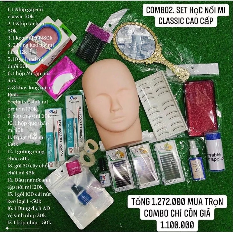 [HCM]Combo 2 học nối mi từ cơ bản đến nâng cao- giá siêu đáng yêu