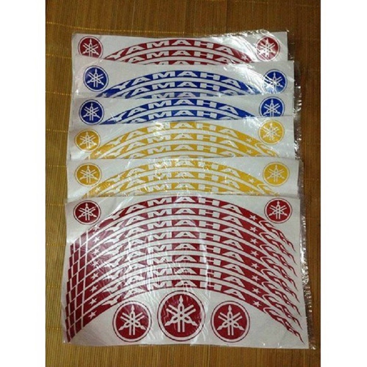 Tem mâm xe phản quang YAMAHA - Vindecal BD