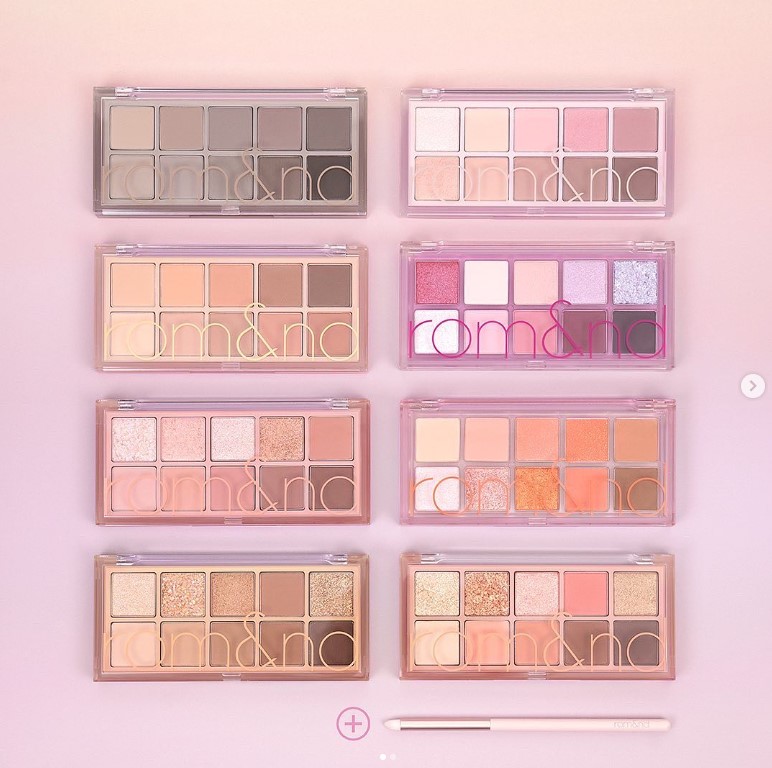 Bảng Phấn Mắt 10 Màu Lấp Lánh Romand Better Than Eye Palette