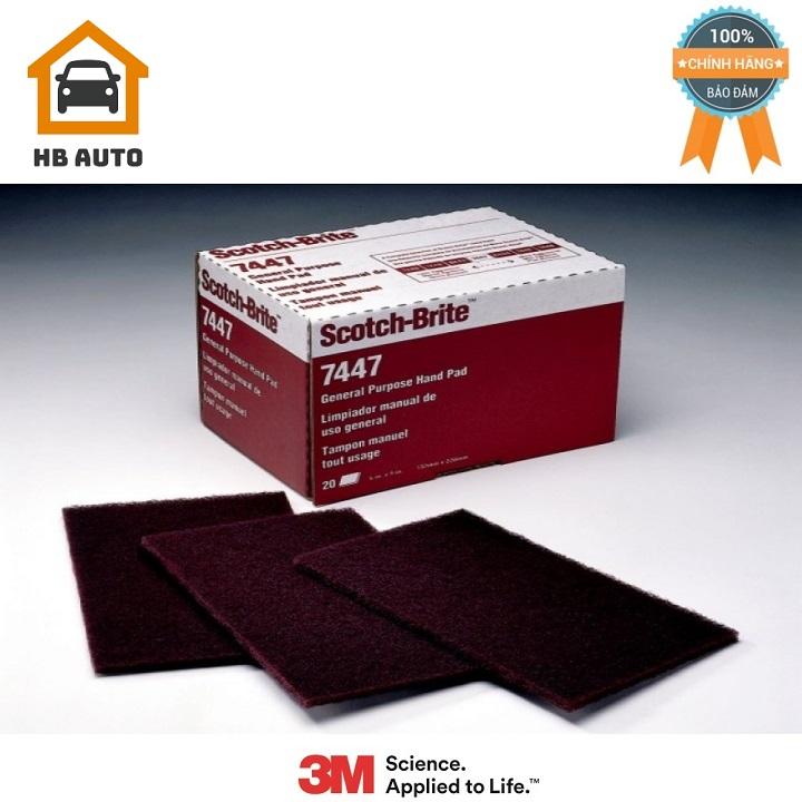 [FreeshipMAX] [HCM]1 Hộp 20 Miếng Nhám Scotch Brite 3M 07447