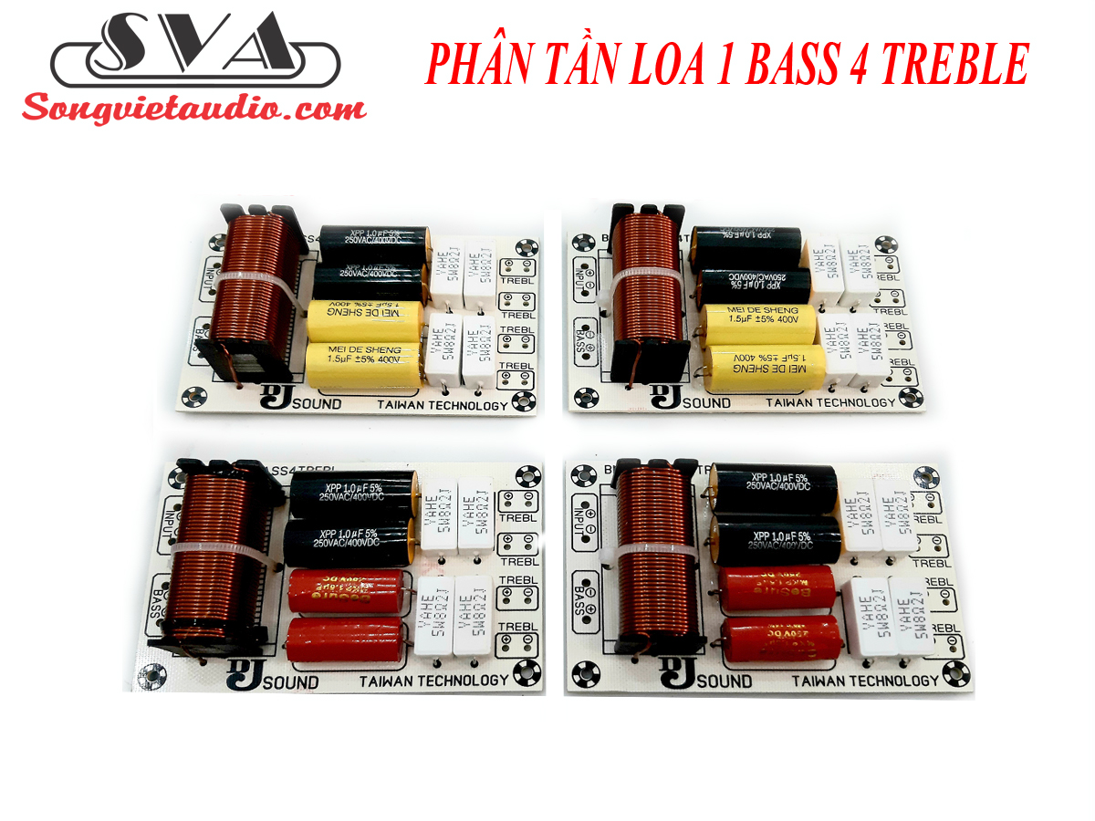 MẠCH PHÂN TẦN LOA 1 BASS 2 TREBLE - 1 mạch