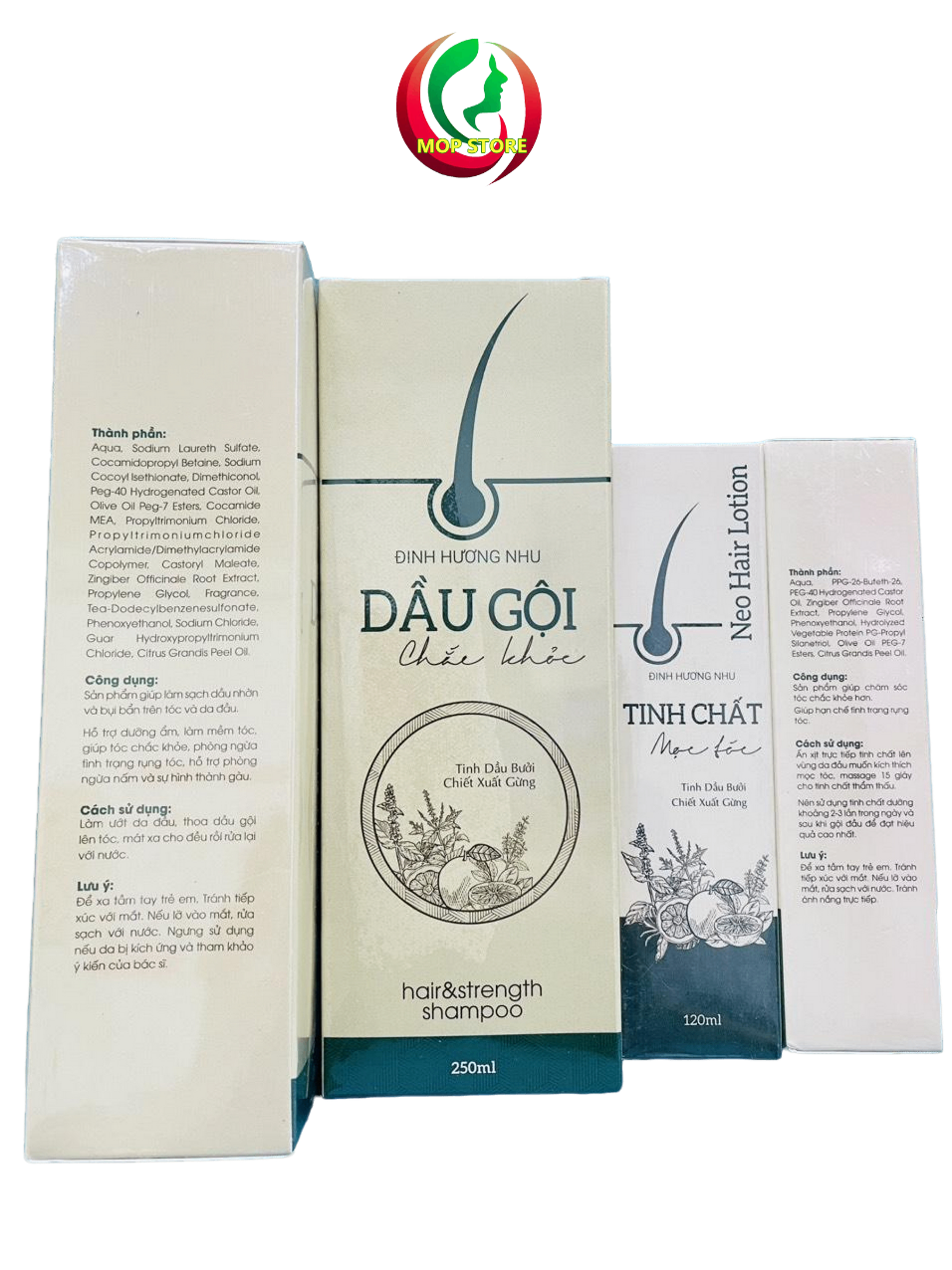 Combo Mọc tóc Đinh Hương Nhu ( Xịt Tóc + Dầu gội)
