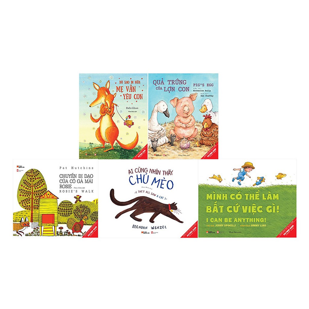 Sách Combo Song Ngữ Kinh Điển - Mình Có Thể Làm Bất Cứ Việc Gì (5 Cuốn) tặng bộ Flashcard