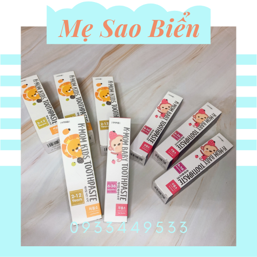 Kem đánh răng K-Mom Hàn Quốc cho bé Kmom