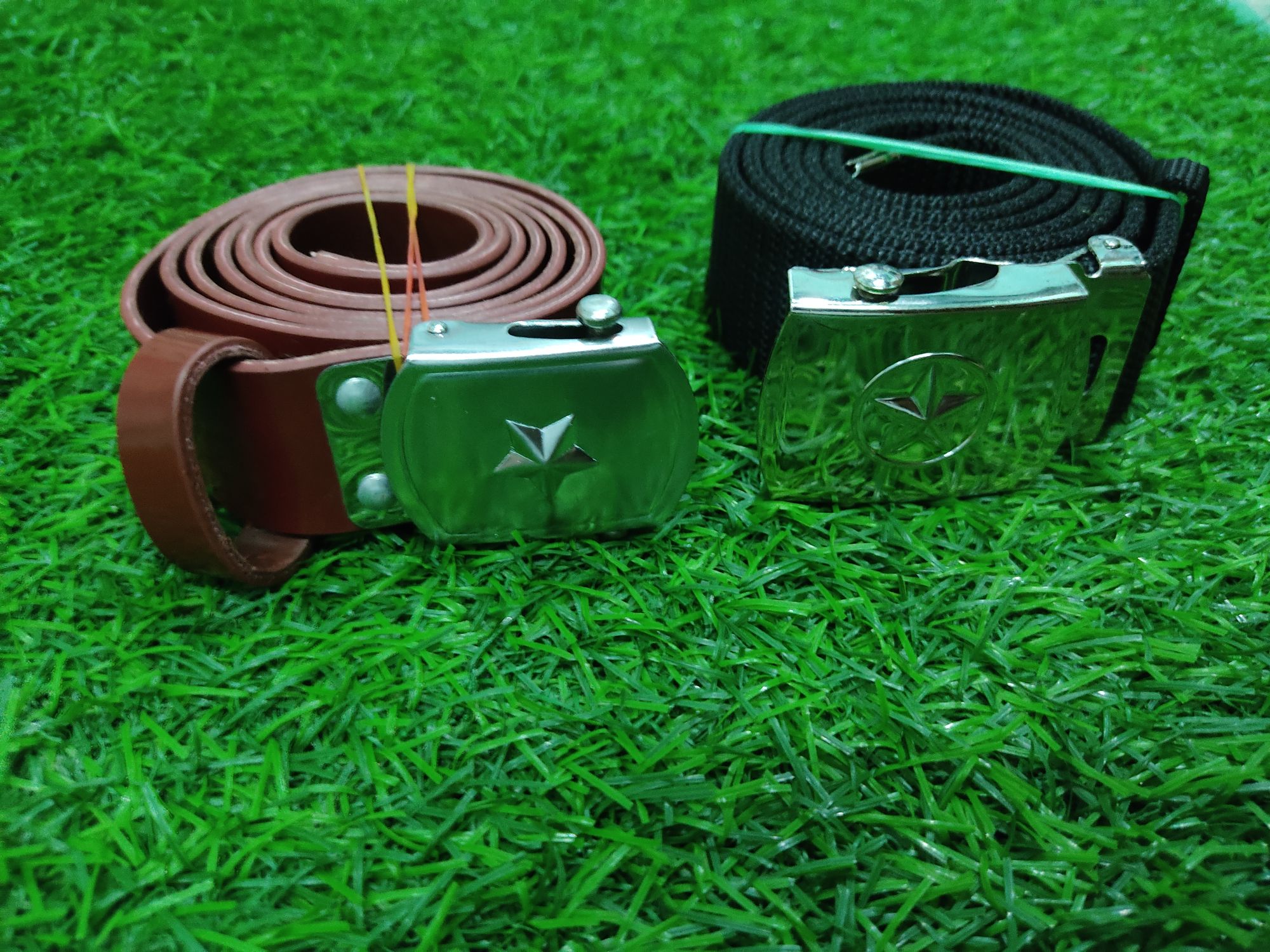 Combo Dây Lưng Đỏ- Dù Đen