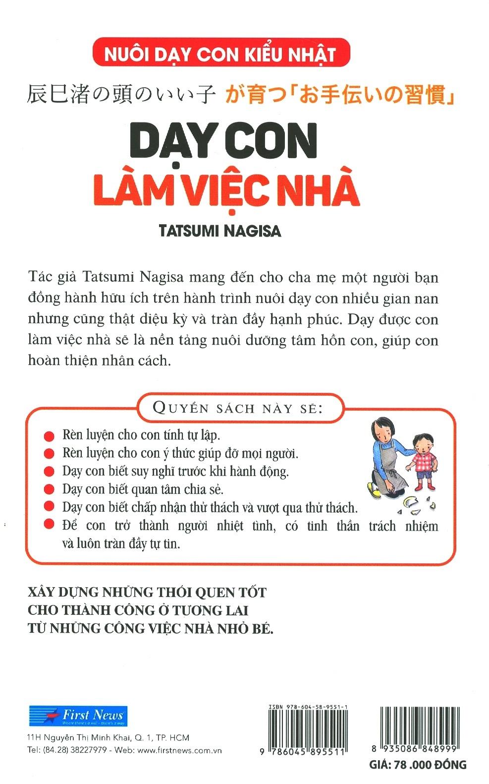 Nuôi Dạy Con Kiểu Nh.ật - Dạy Con Làm Việc Nhà (Tái Bản 2019)