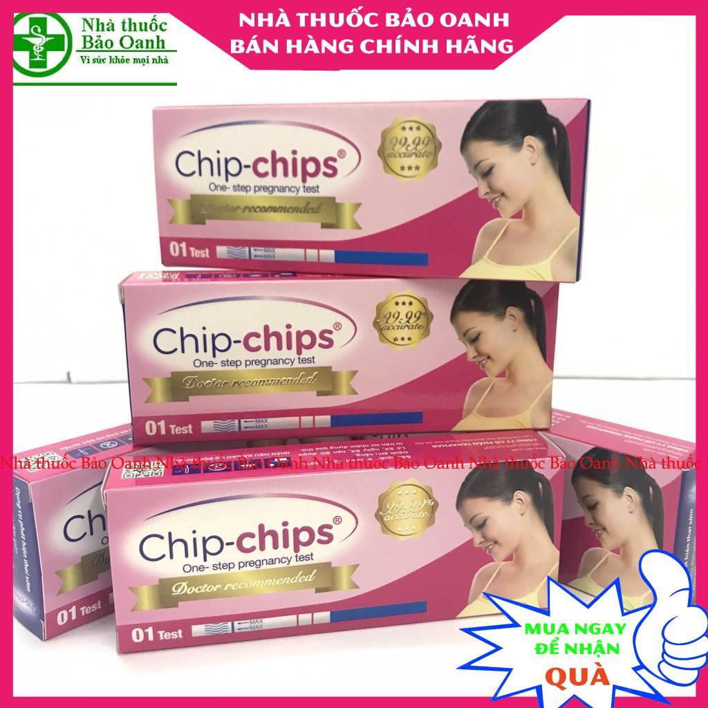 Que thử thai chip chips chính hãng giúp phát hiện thai sớm và chính xác