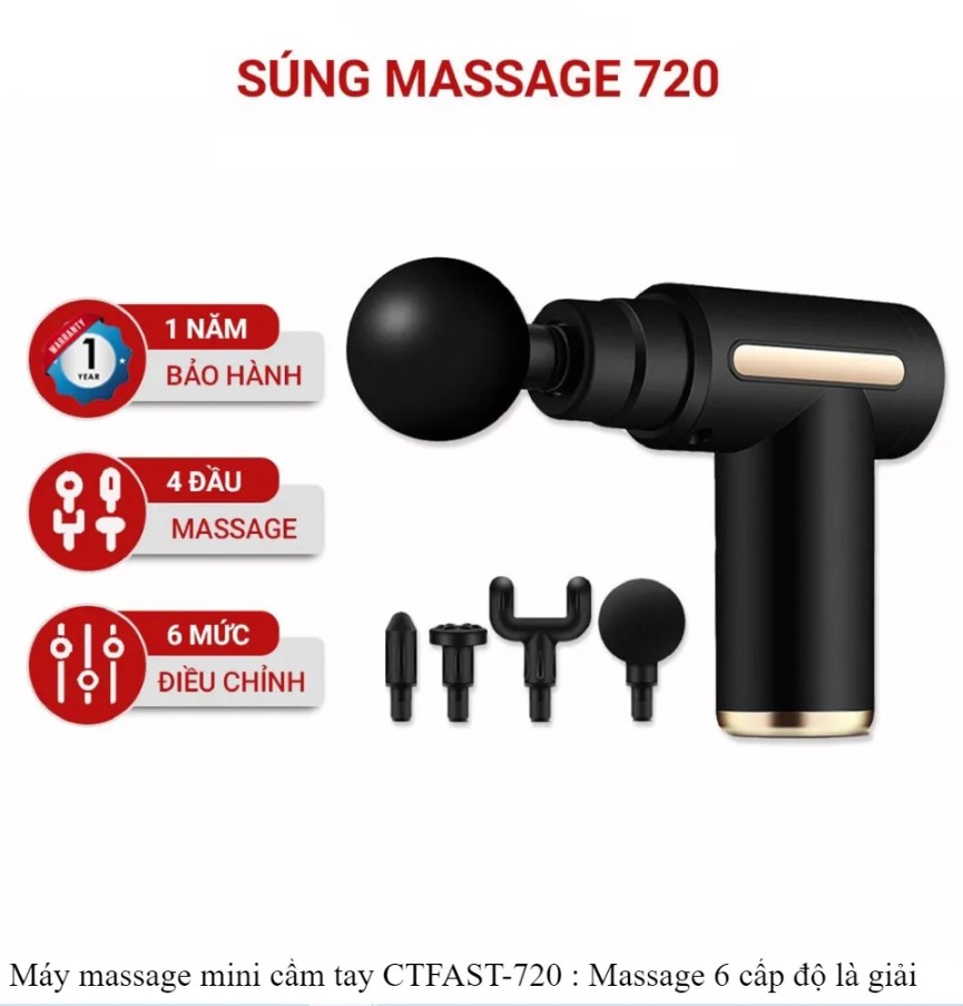 Massage gun,xúng massage cầm tay,Máy mát xa cầm tay Massage Gun chính hãng xung massage gun cầm tay giảm căng cơ Máy  massage cầm tay tốc độ trj đau nhức giãn cơ.