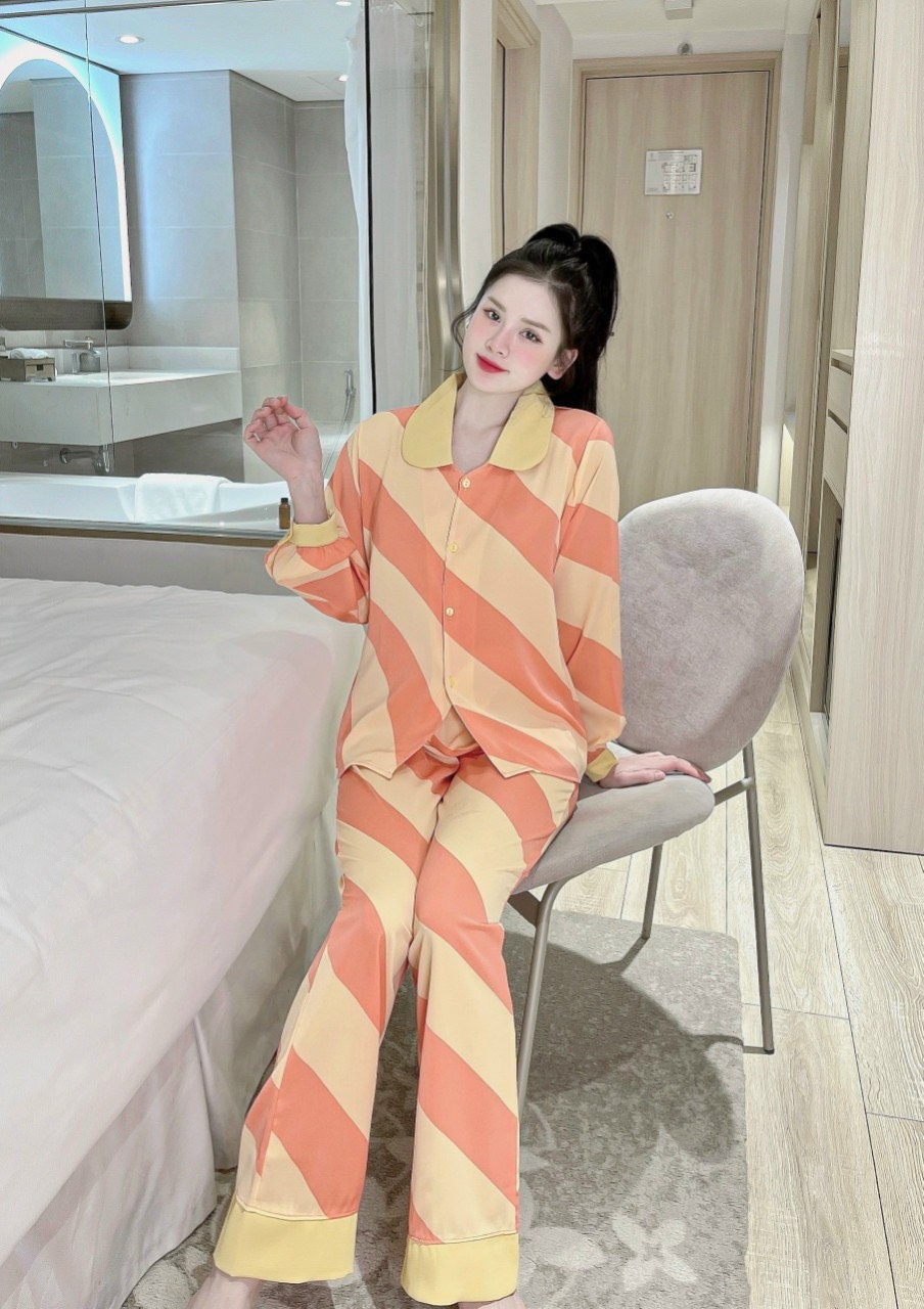 BỘ LỤA MANGO TAY DÀI 1. PHOM DƯỚI 60 KG.