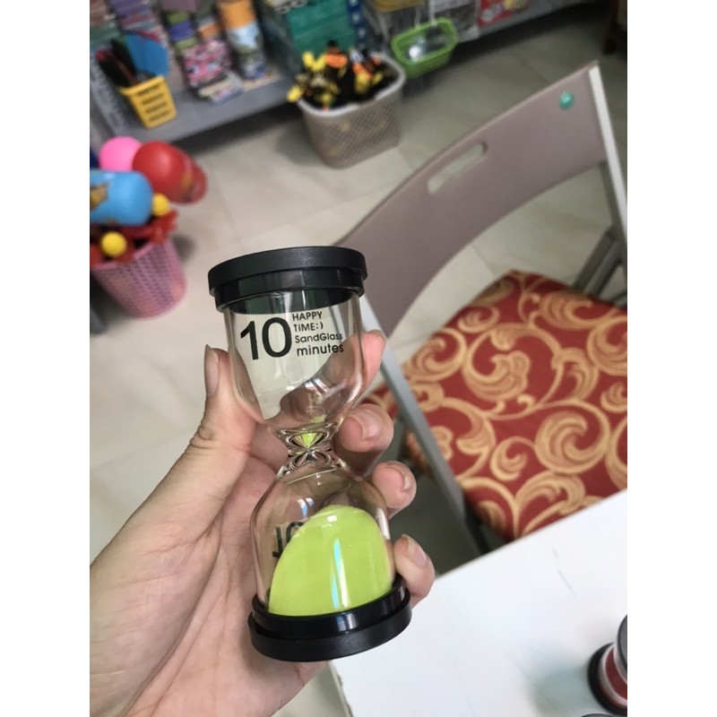 [HCM]Đồng hồ cát thuỷ tinh 10 phút