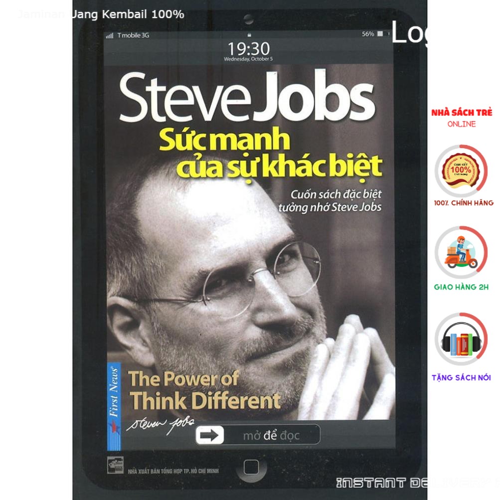 Sách First News - Steve Jobs - Sức Mạnh Của Sự Khác Biệt (The Power Of Think Different)