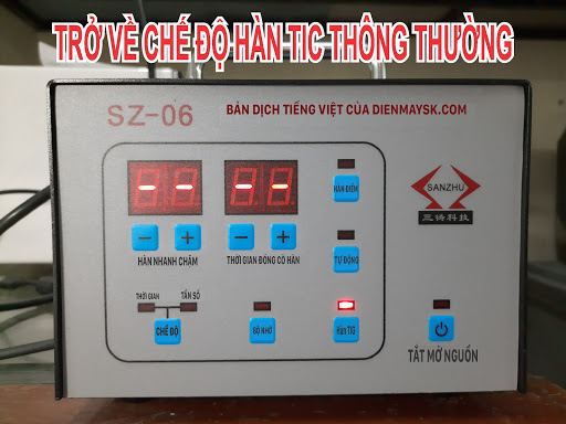 Bộ lai (Hàn lạnh) cho máy hàn tig
