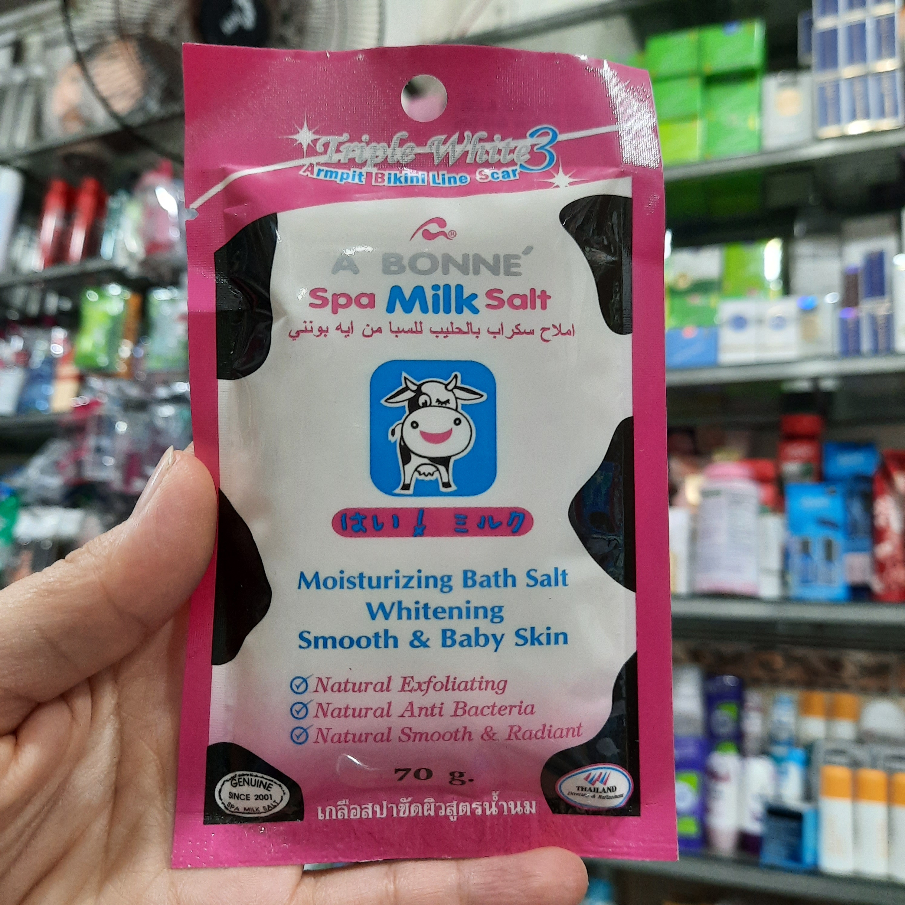 Muối sữa spa A Bonne Triple White 70g
