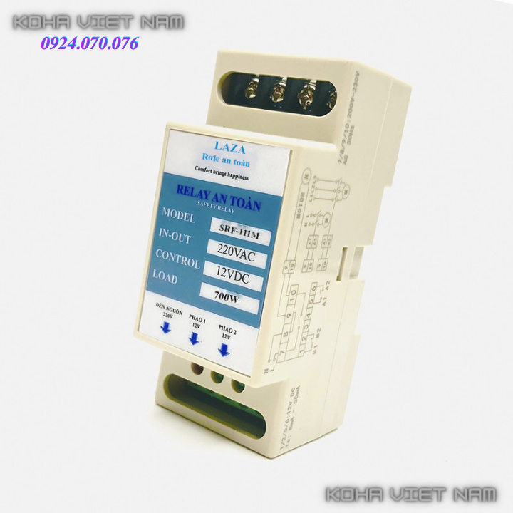 Rơle an toàn phao điện cho máy bơm nước chuyển nguồn thành 12V