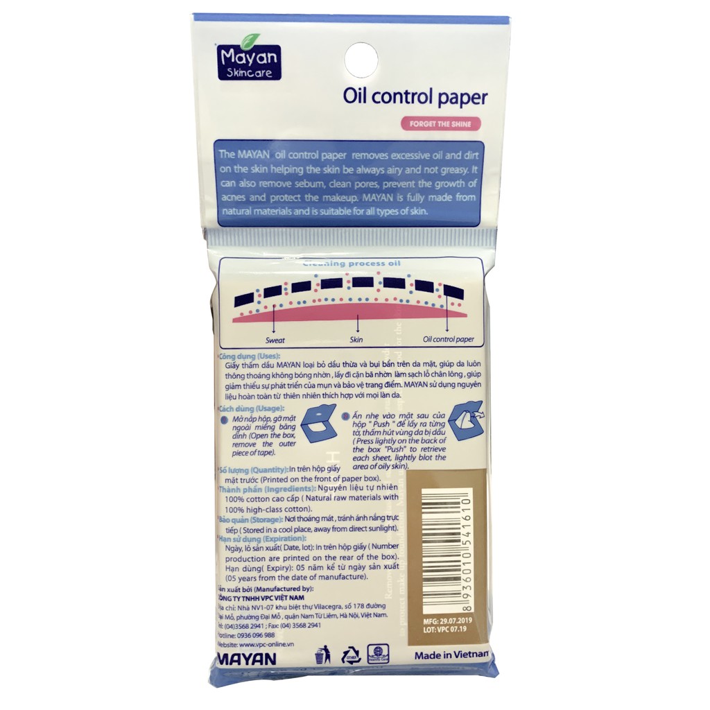 Giấy Thấm Dầu Cao Cấp Mayan 100 - 200 tờ