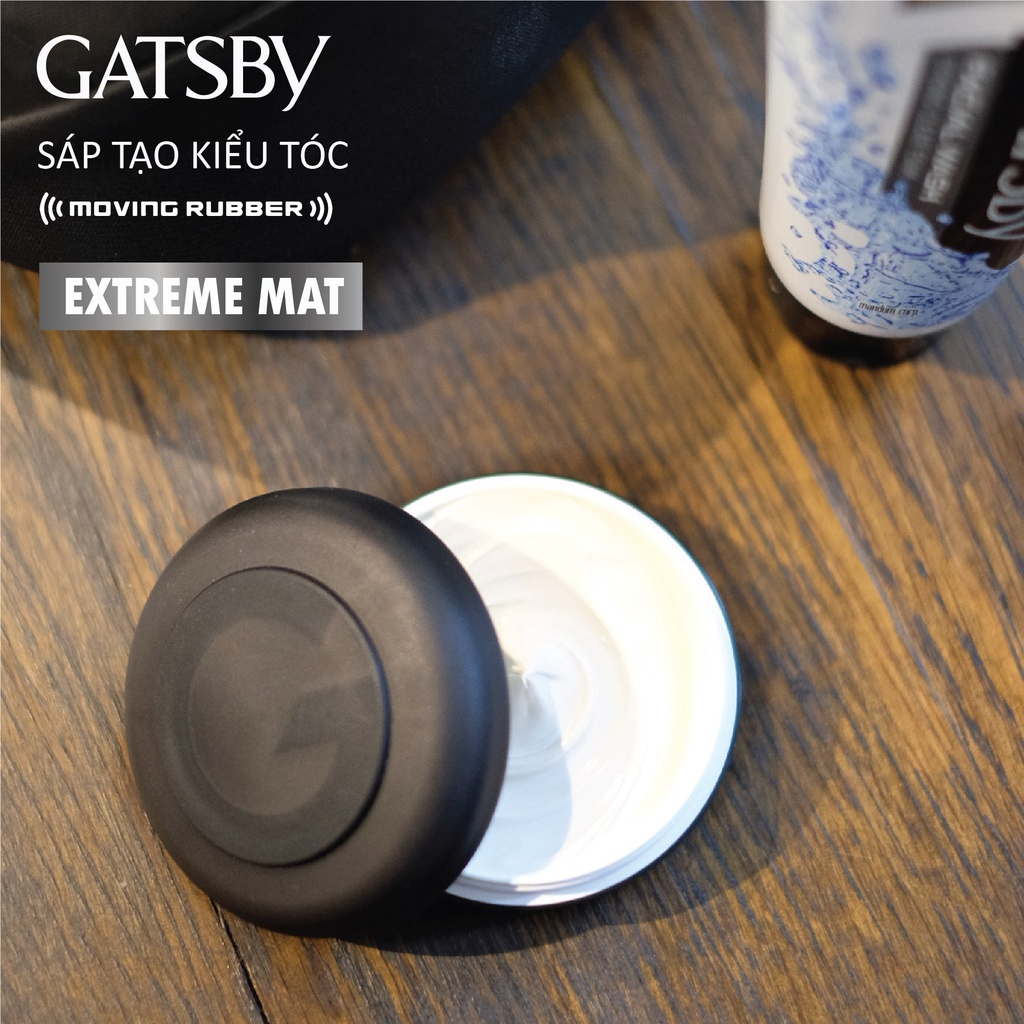 Sáp Vuốt Tóc Gatsby Moving Rubber Extreme Mat 80g