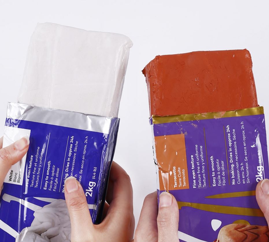 Đất sét tự khô và dụng cụ điêu khắc Mont Marte