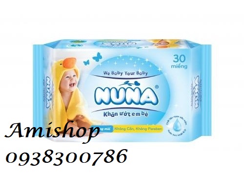 Khăn ướt Nuna 30 tờ