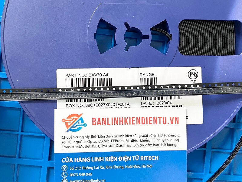 [Combo 20 chiếc] BAV70 A4 Diode kép 0.2A 70V SOT-23