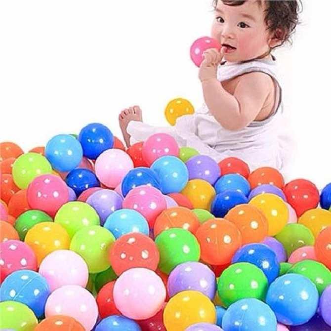 Túi 50 quả bóng cho bé vui chơi