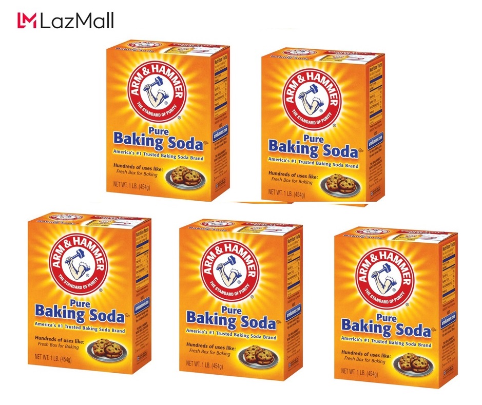 5 hộp bột Baking Soda đa công dụng 454g