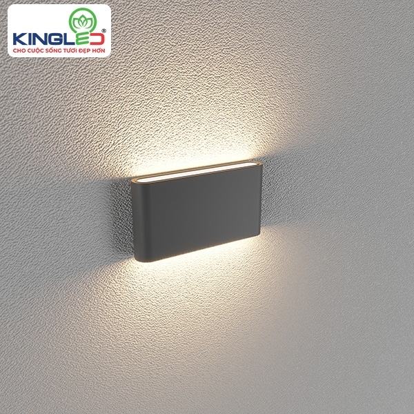 Đèn Led Gắn Tường (IP65) LWA8011-M-BK/WH Kingled