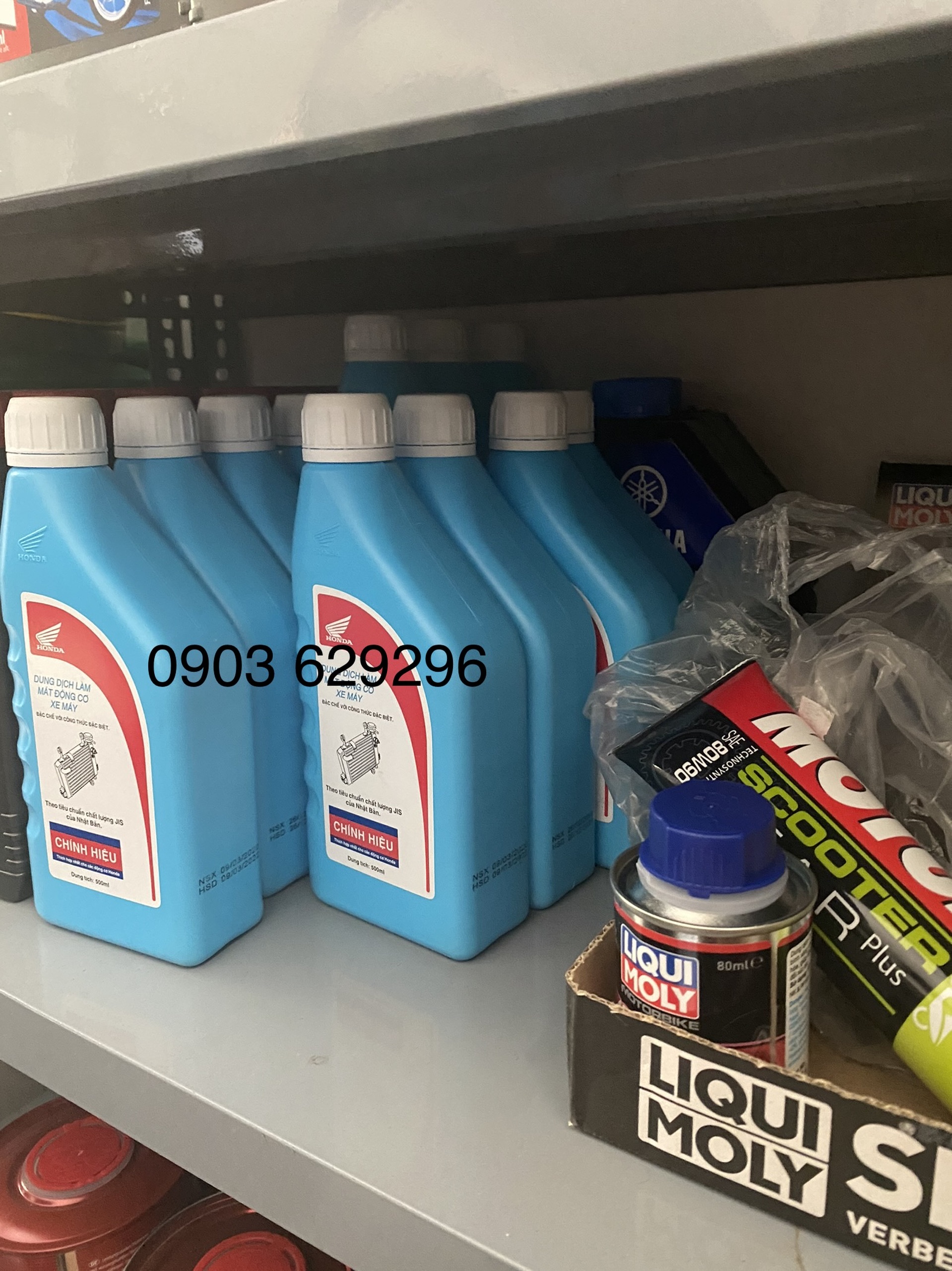 Nước làm mát xe máy Honda 0.5 lít Pre mix