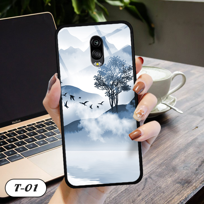 Ốp lưng kính 3D Samsung Galaxy J7 Plus